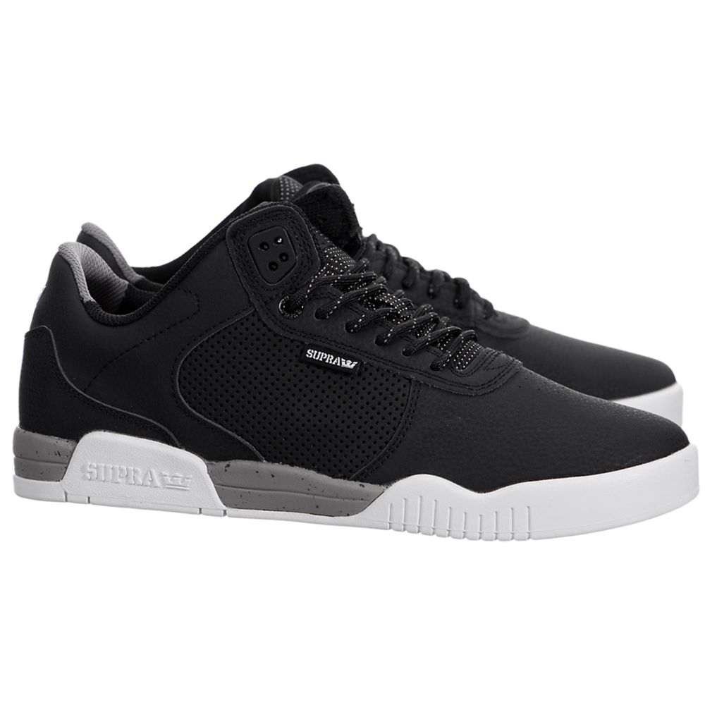 Baskets Basses Supra Ellington Noir Black/Grey-White Homme | PSG-31073066